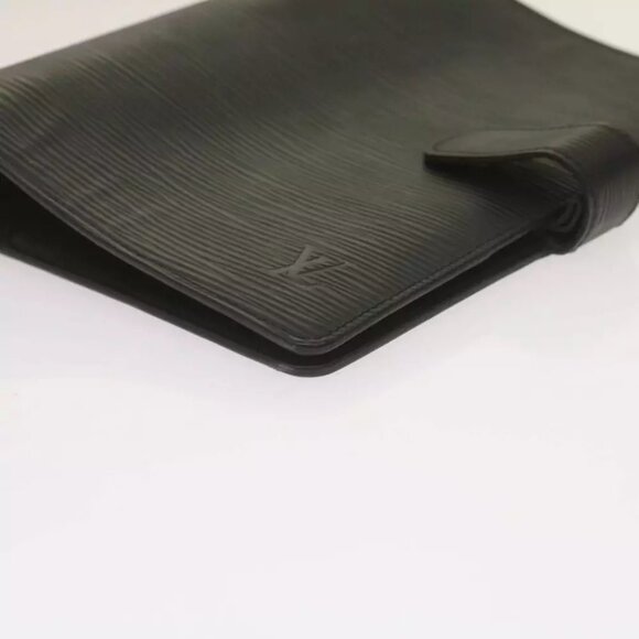 LOUIS VUITTON Epi Agenda MM Day Planner Cover Black R20042 LV Auth am5932 - Picture 15 of 16